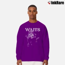Men’s Tom Waits Iconic Long-Sleeve Shirt in purple | Sleek, Lightweight, Year-Round Wear