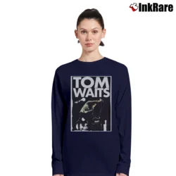 Women’s Tom Waits Retro Long-Sleeve Top in navy | Sleek, Versatile, All-Season
