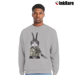 Men’s Tommery's Cat Shit One Design Crewneck Sweatshirt in sport grey | Cozy Fabric, Clean Style