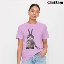 Women’s Tommery's Cat Shit One Design Signature T-Shirt in light pink | Soft, Flattering Fit
