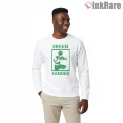 Tommy Oliver Green Ranger Classic Hero Shirt on graphic shirt for men graphic tee