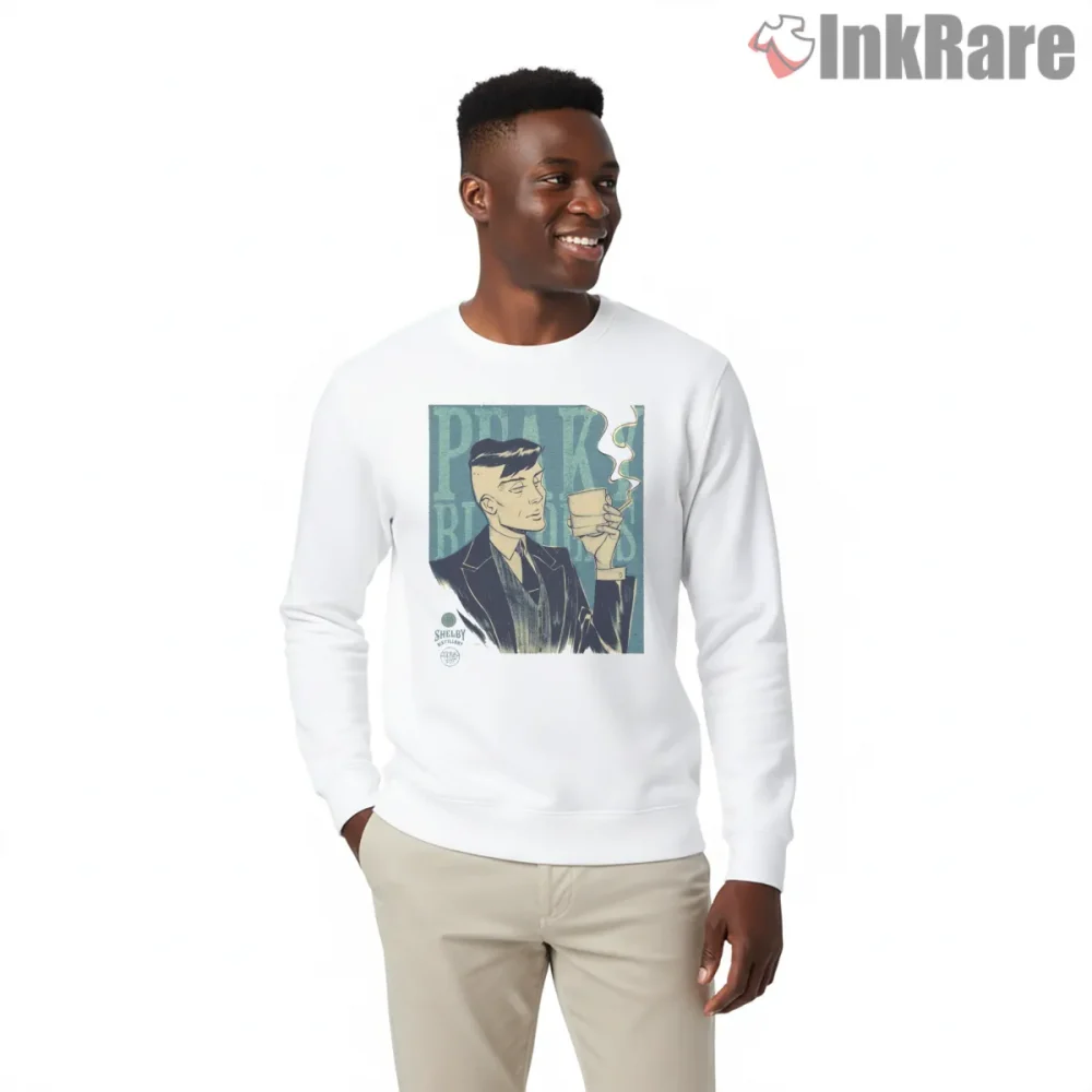 Tommy Shelby Vintage Poster Tea Portrait Shirt on graphic shirt for men graphic tee