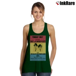 Women’s Tonight Only The Blues Brothers Poster Tank Top in forest green | Lightweight, Movement-Friendly