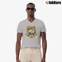 Men’s Tony Dorsett Grambling Tigers 1993 V-Neck Tee in sport grey | Sharp, Breathable, Everyday Staple