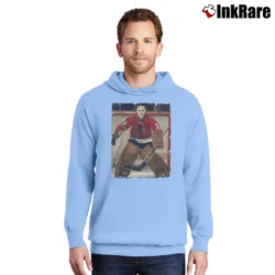 Men’s Tony Esposito Chicago Blackhawks 1969 for NHL Fans Pullover Hoodie in light blue | Cozy, Durable, Modern Fit