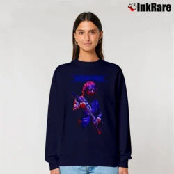Women’s Tony Iommi Photo Rock Legend Relaxed Sweatshirt in navy | Soft, Laid-Back Vibe