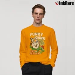 Men’s Tony the Tiger Graphic Long-Sleeve Shirt in orange | Sleek, Lightweight, Year-Round Wear