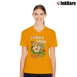 Women’s Tony the Tiger Graphic V-Neck Tee in orange | Chic Neckline, Soft Texture
