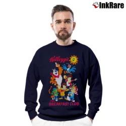 Men’s Tony The Tiger X Breakfast Club Cereal Crewneck Sweatshirt in navy | Cozy Fabric, Clean Style