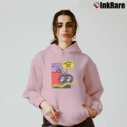 Women’s Toonces The Driving Cat SNL Classic 1991 Cozy Hoodie in light pink | Warm, Structured, Stylish