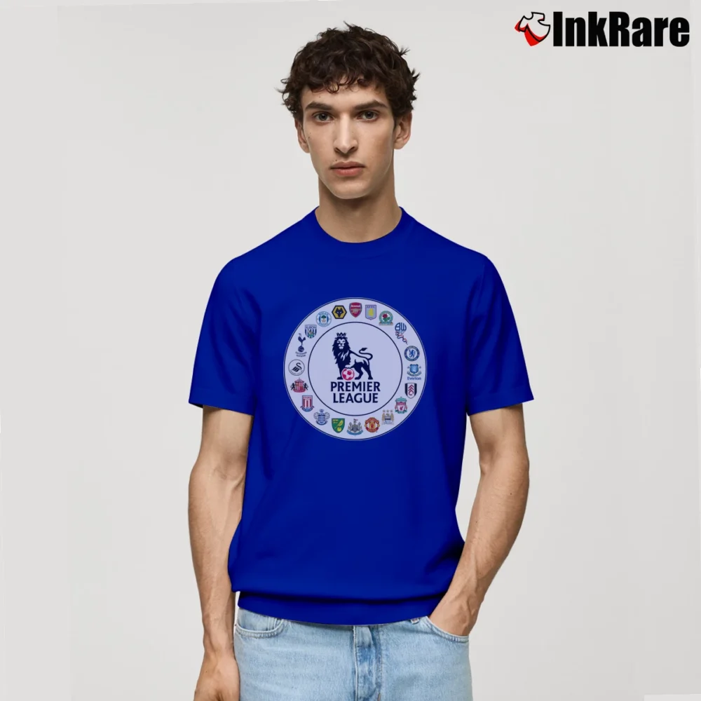 Men’s Top Ten Barclays Premier League Classic T-Shirt in royal blue | Soft, Breathable Everyday Wear
