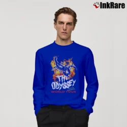 Men’s Topman Odyssey Graphic Long-Sleeve Shirt in royal blue | Sleek, Lightweight, Year-Round Wear