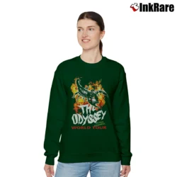 Women’s Topman Odyssey Graphic Relaxed Sweatshirt in forest green | Soft, Laid-Back Vibe