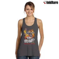 Women’s Topman Odyssey Graphic Tank Top in charcoal | Lightweight, Movement-Friendly