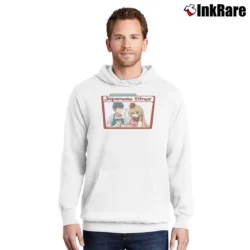 Men’s Toradora Anime Diner Graphic Pullover Hoodie in white | Cozy, Durable, Modern Fit