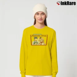 Women’s Toradora Anime Diner Graphic Long-Sleeve Top in yellow | Sleek, Versatile, All-Season