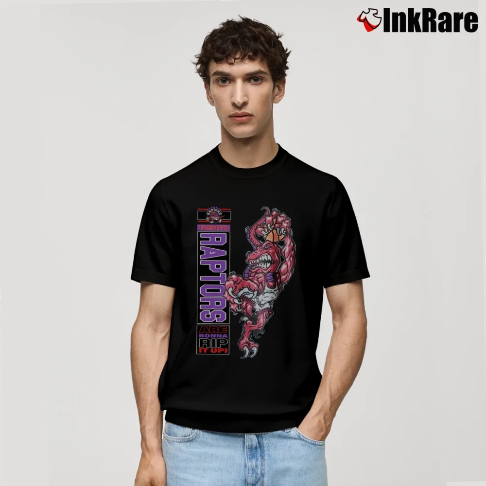 Men’s Toronto Raptors Crazy Mascot 90s NBA Graphic Classic T-Shirt in black | Soft, Breathable Everyday Wear