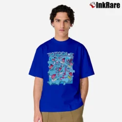 Men’s Totodile Pokemon Retro Custom Graphic Classic T-Shirt in royal blue | Soft, Breathable Everyday Wear