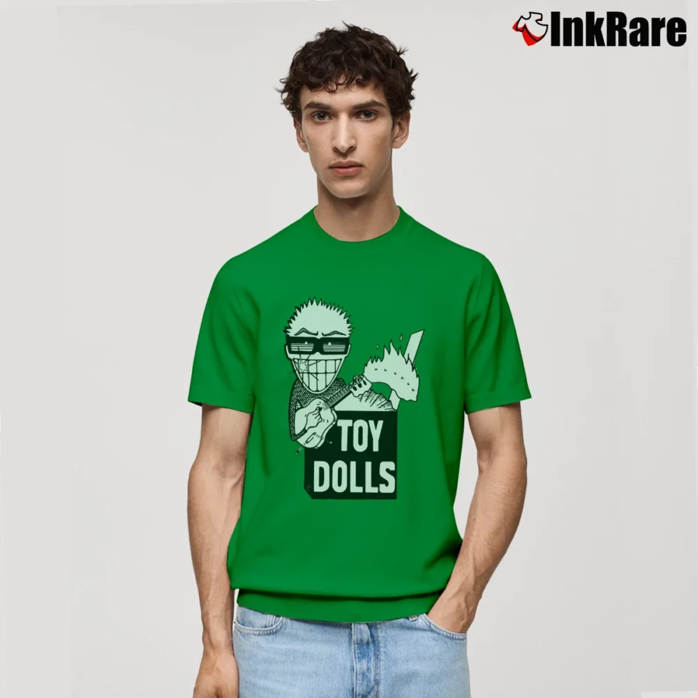 Men’s Toy Dolls Idle Gossip Punk Rock Classic T-Shirt in irish green | Soft, Breathable Everyday Wear