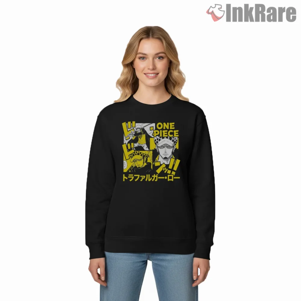 Trafalgar Law Manga Collage Anime Shirt on graphic shirt for women graphic tee
