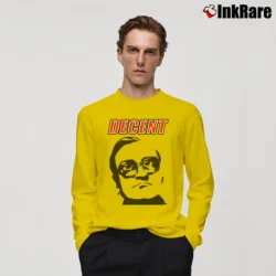 Men’s Trailer Park Boys Bubbles Decent Long-Sleeve Shirt in yellow | Sleek, Lightweight, Year-Round Wear