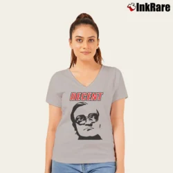 Women’s Trailer Park Boys Bubbles Decent V-Neck Tee in sport grey | Chic Neckline, Soft Texture