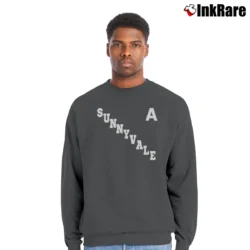 Men’s Trailer Park Boys Bubbles Hockey Crewneck Sweatshirt in charcoal | Cozy Fabric, Clean Style
