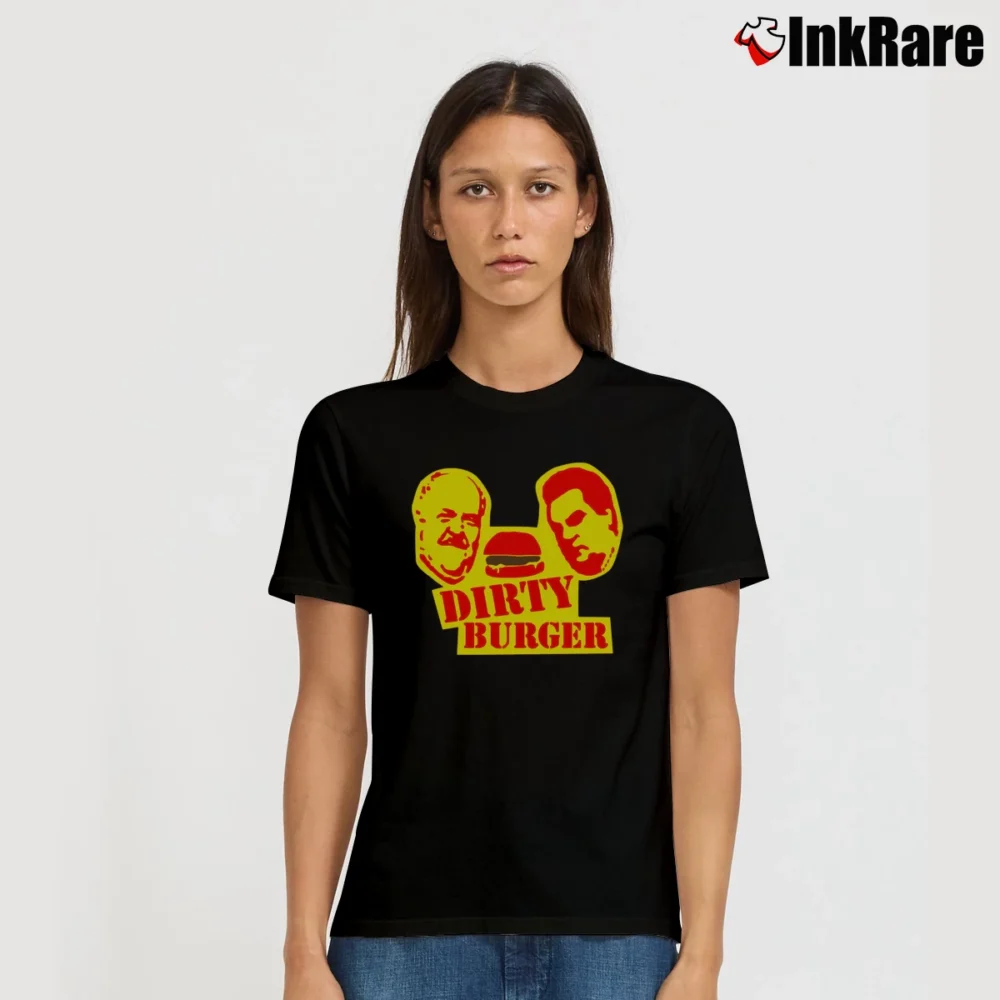 Women’s Trailer Park Boys Phil Dirty Burger Signature T-Shirt in black | Soft, Flattering Fit