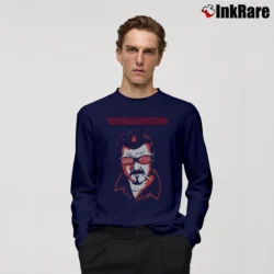 Men’s Trailer Park Boys Ricky Smokes Long-Sleeve Shirt in navy | Sleek, Lightweight, Year-Round Wear