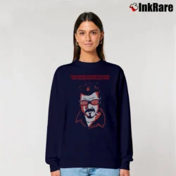 Women’s Trailer Park Boys Ricky Smokes Relaxed Sweatshirt in navy | Soft, Laid-Back Vibe