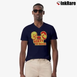 Men’s Trailer Park Phil Dirty V-Neck Tee in navy | Sharp, Breathable, Everyday Staple