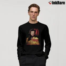 Men’s Travis Tritt Country Music Long-Sleeve Shirt in black | Sleek, Lightweight, Year-Round Wear
