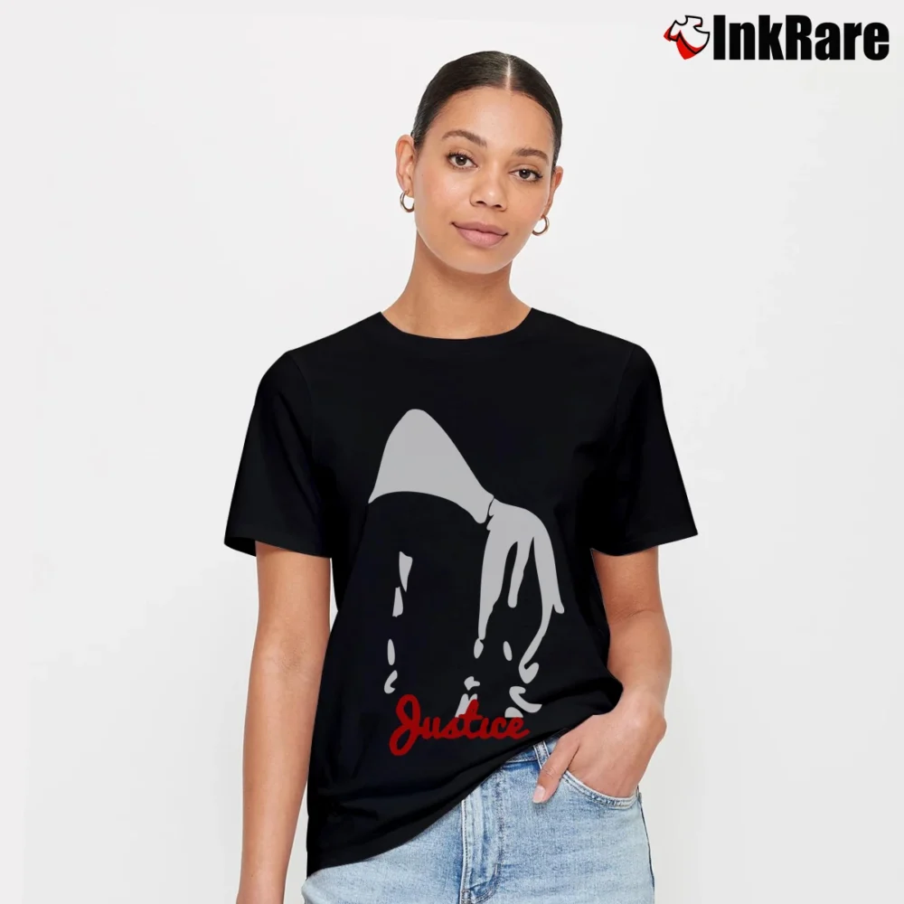 Women’s Trayvon Martin Justice Statement Signature T-Shirt in black | Soft, Flattering Fit
