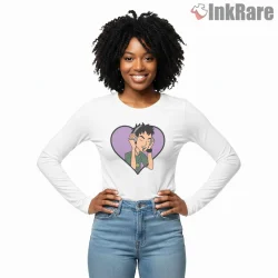 Trent Lane High Fidelity Parody Music Shirt on white long sleeve shirt for women graphic tee