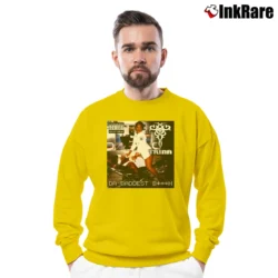 Men’s Trina Da Baddest Hip Hop Rap Crewneck Sweatshirt in yellow | Cozy Fabric, Clean Style