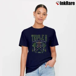 Women’s Triple H Time To Play The Game Signature T-Shirt in navy | Soft, Flattering Fit