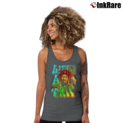 Women’s Trippie Redd Life Trip Rap Music Tank Top in charcoal | Lightweight, Movement-Friendly