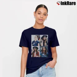 Women’s Troian Bellisario Collage Signature T-Shirt in navy | Soft, Flattering Fit