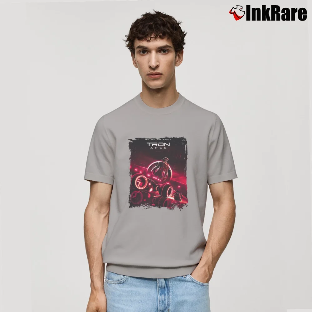 Men’s Tron Ares No Going Back Classic T-Shirt in sport grey | Soft, Breathable Everyday Wear