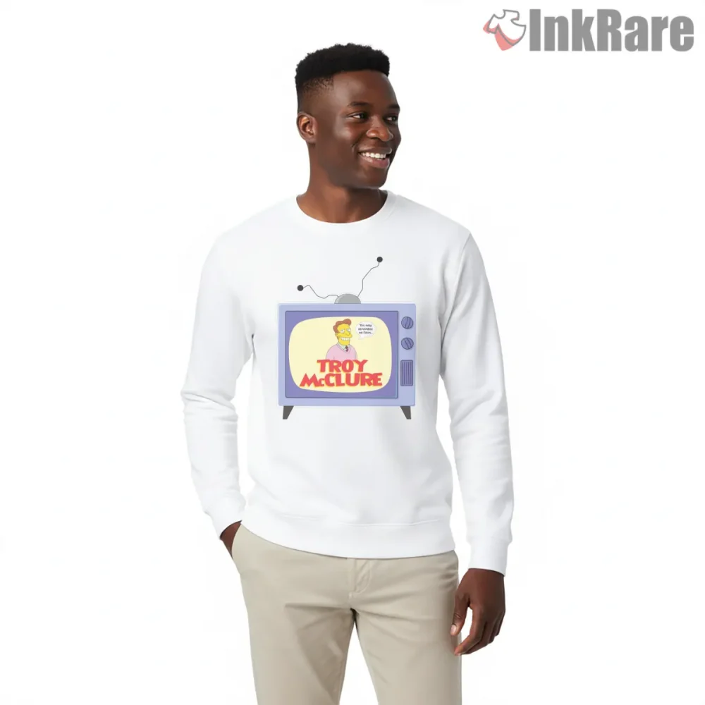 Troy Mcclure Tv Retro Broadcast Cartoon Parody Shirt on graphic shirt for men graphic tee