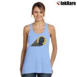 Women’s Trump Batman Bat Signal Anti Biden Political Parody Tank Top in light blue | Lightweight, Movement-Friendly