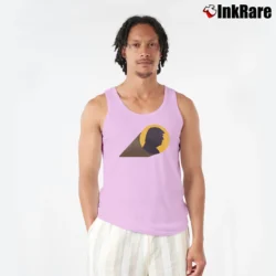 Men’s Trump Batman Bat Signal Anti Biden Political Parody Tank Top in light pink | Breathable, Active-Friendly Design