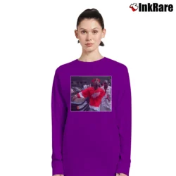 Women’s Tupac 2pac Thug Red Wings Tribute Long-Sleeve Top in purple | Sleek, Versatile, All-Season