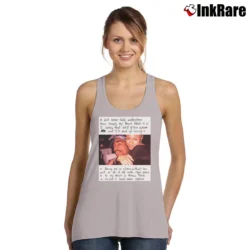 Women’s Tupac And Jada Love Letter Graphic Tank Top in sport grey | Lightweight, Movement-Friendly