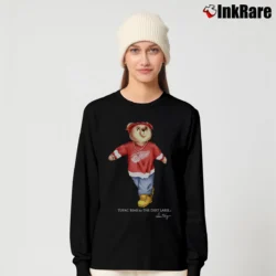 Women’s Tupac Bear Limited Edition Designer Long-Sleeve Top in black | Sleek, Versatile, All-Season