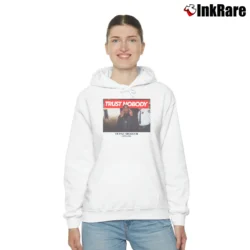 Women’s Tupac Shakur Trust Nobody for Hip Hop Fans Cozy Hoodie in white | Warm, Structured, Stylish