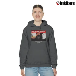 Women’s Tupac Shakur Trust Nobody Graphic Cozy Hoodie in charcoal | Warm, Structured, Stylish