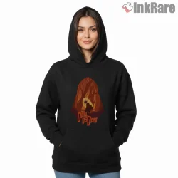 Turbo Granny Forest Spirit Silhouette Shirt on black hoodie for women graphic tee