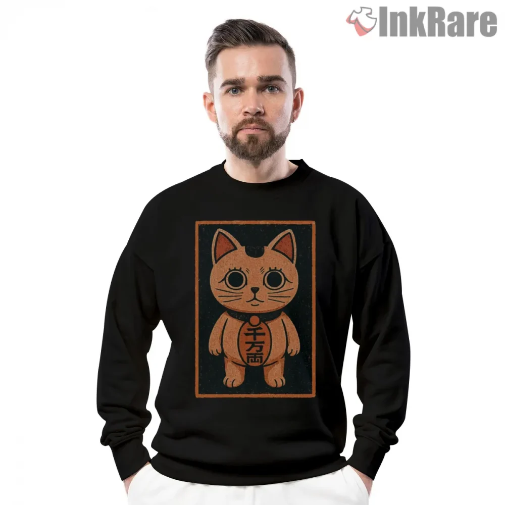 Turbo Granny Retro Lucky Cat Anime Shirt on graphic shirt for men graphic tee