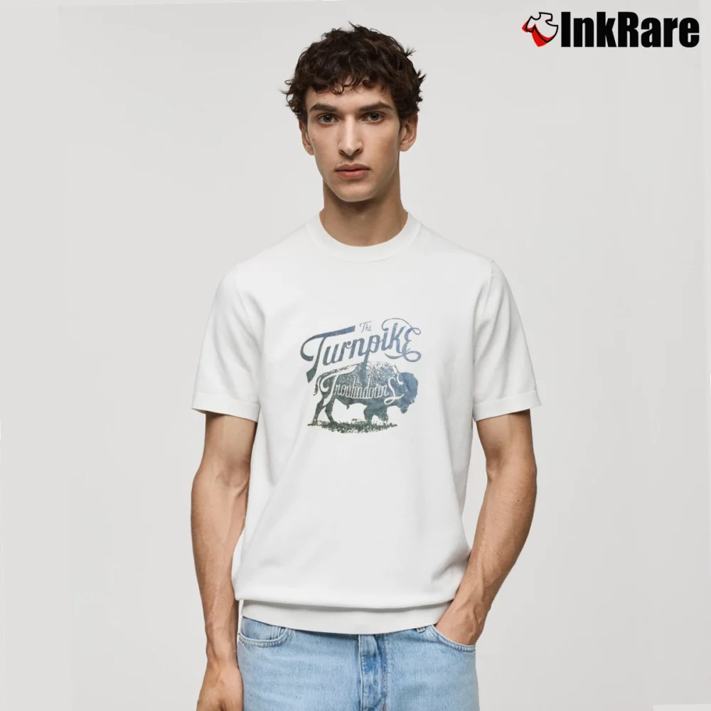Men’s Turnpike Troubadours Classic T-Shirt in white | Soft, Breathable Everyday Wear